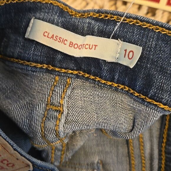 Levi's Classic Bootcut Stretch Blue Denim Jeans - Picture 7 of 7